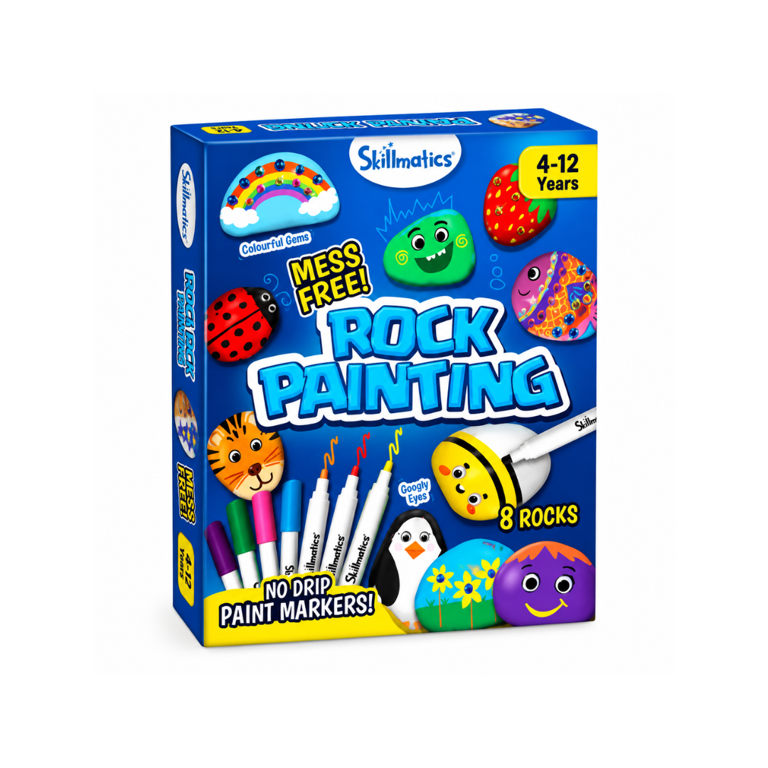 Rock Painting Kit | Mess-Free Art & Craft Activity (ages 4-12)