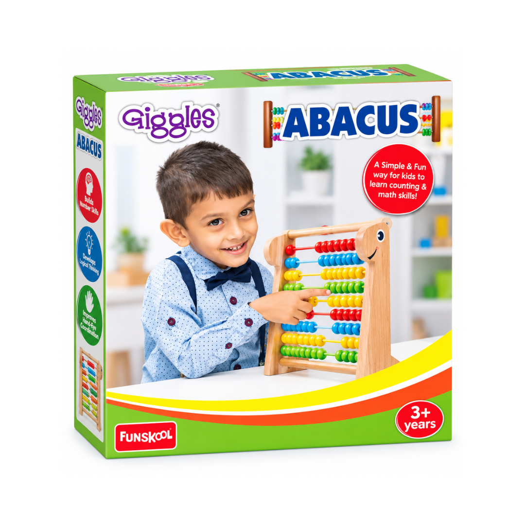 Funskool Giggles Abacus – Colourful Counting & Early Learning Toy for Kids