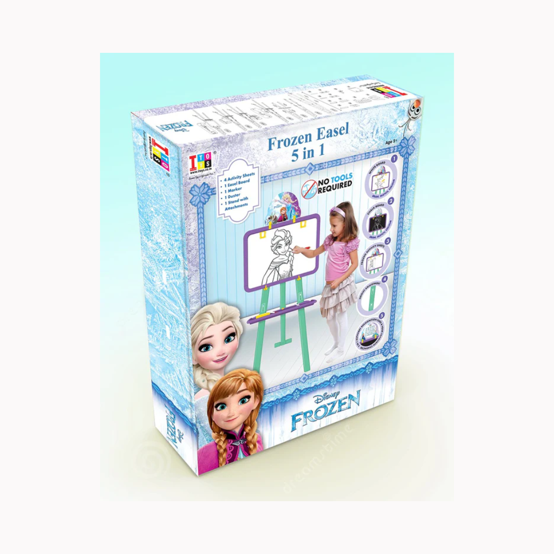 ITOYS 5 In 1 Easel Board Frozen, Multicolour, 4Y+