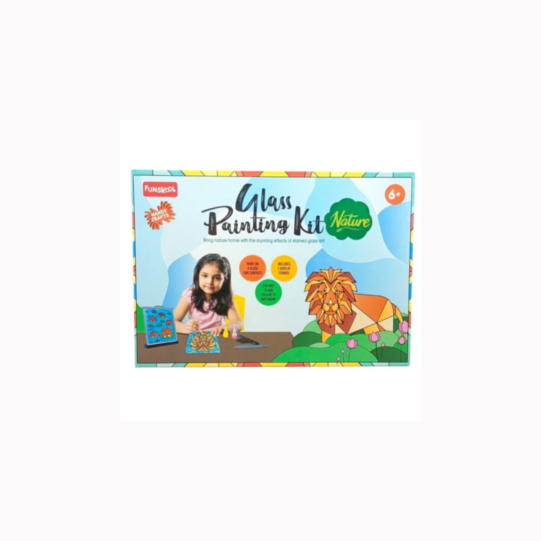 Funskool Handy Crafts Glass Painting Nature Kit