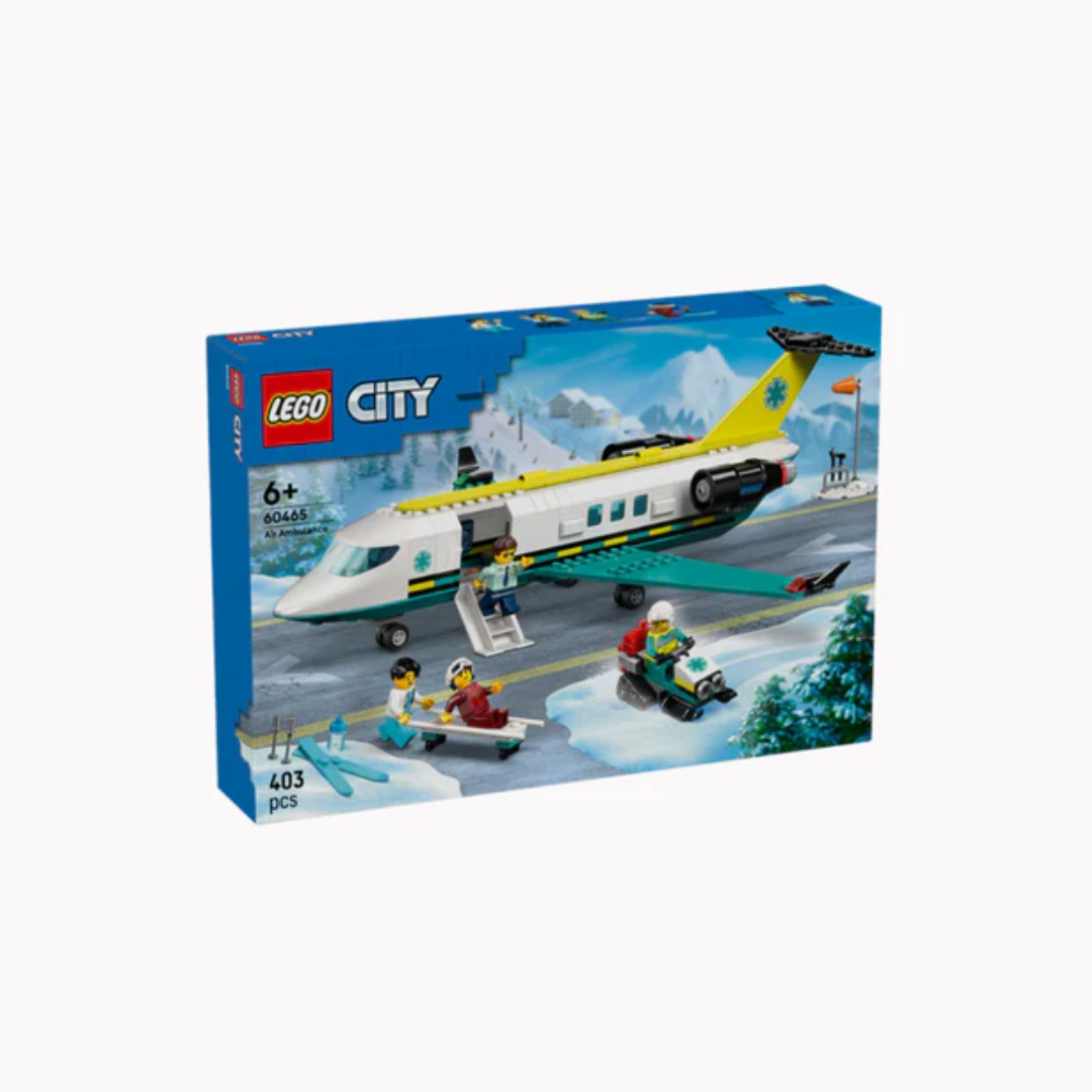 Lego 60465 City Emergency Air Ambulance Airplane (403 Pieces)