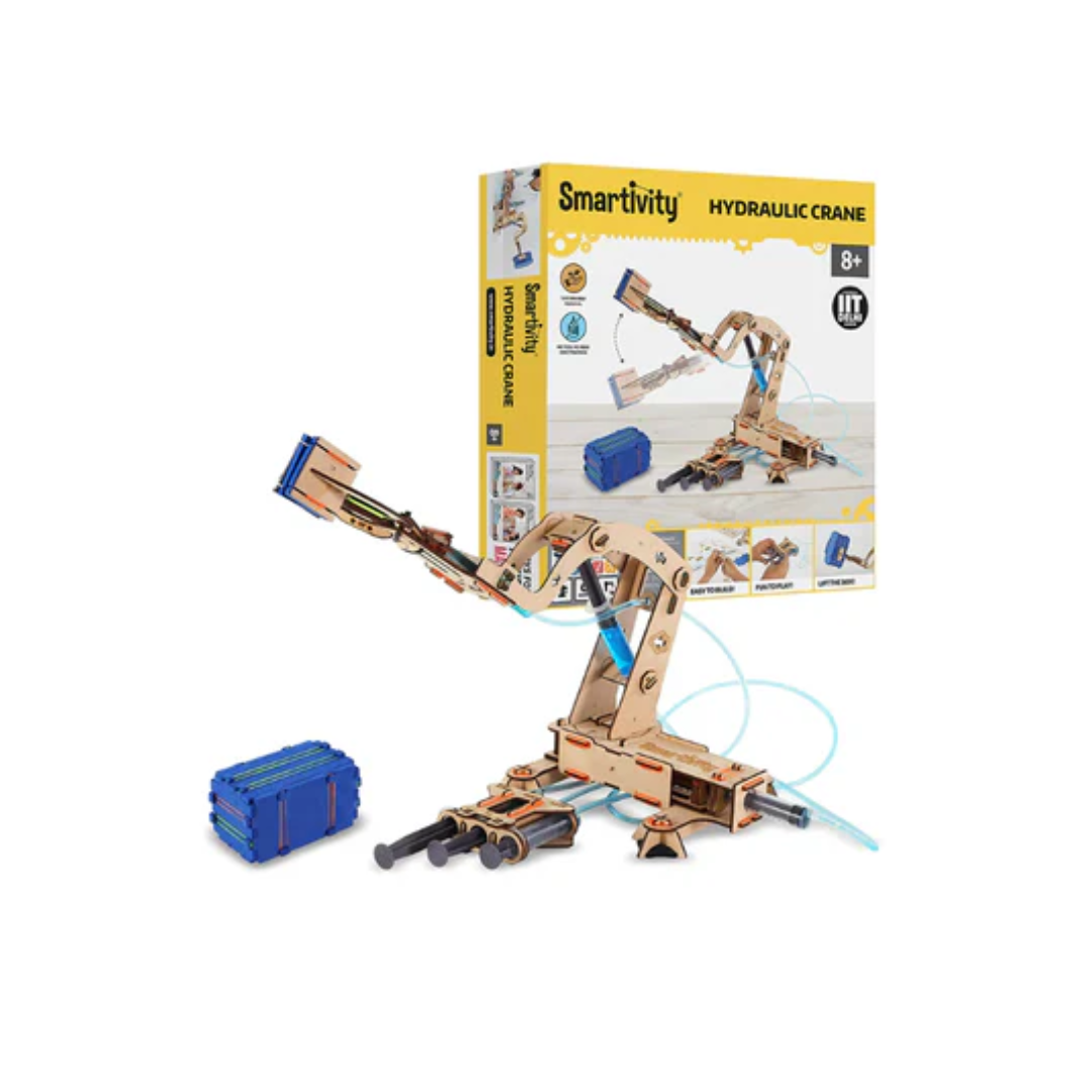 Smartivity Pump It Move It Hydraulic Crane Stem Steam Educational Diy