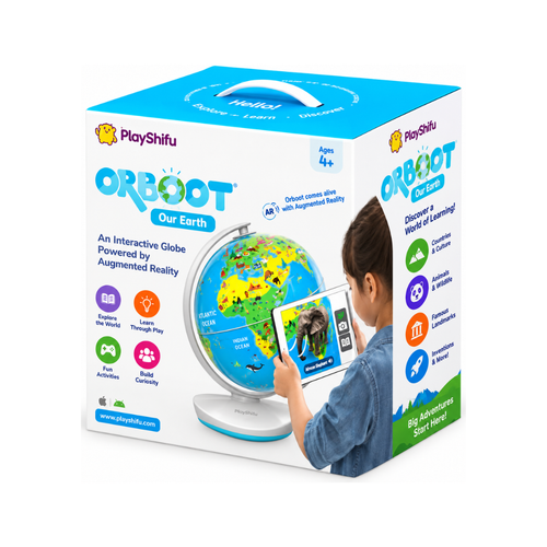 PlayShifu Orboot Earth Interactive AR Globe – Augmented Reality Educational STEM Toy for Kids