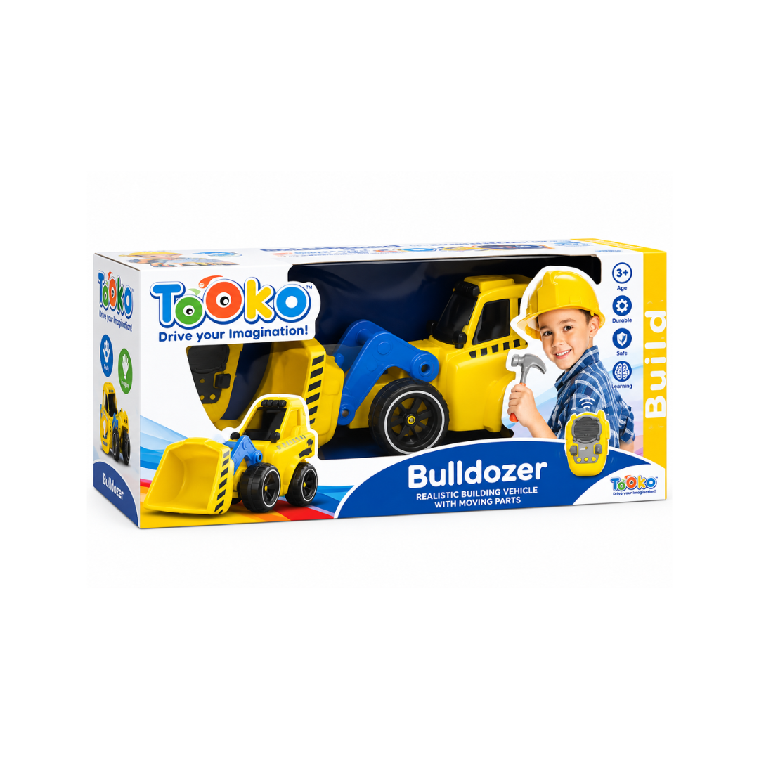 Silverlit Tooko Bulldozer – Construction Vehicle Toy for Kids
