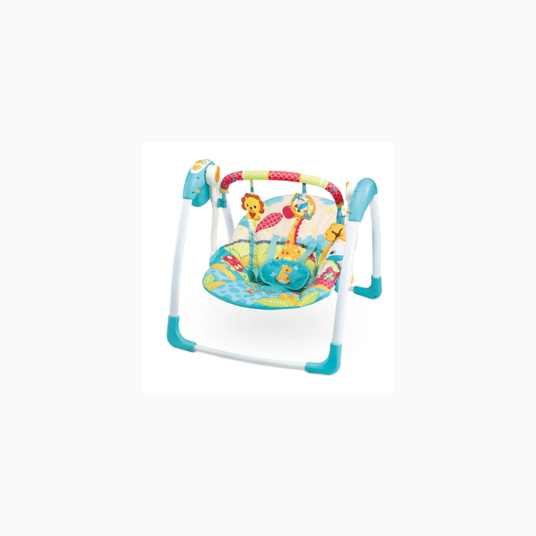 Mastela Deluxe Portable Swing Aqua