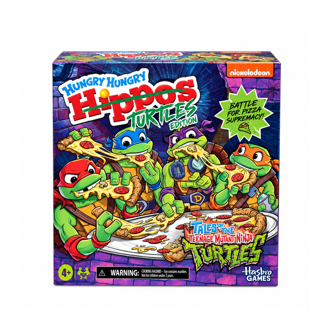 Hasbro Gaming Hungry Hungry Hippos Teenage Mutant Ninja Turtles Edition Game
