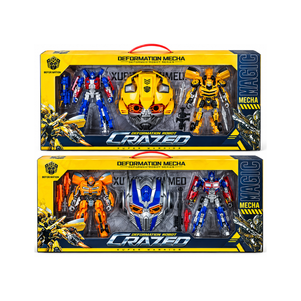 Crazed Deformation Transformer Robot 3in1 Assorted
