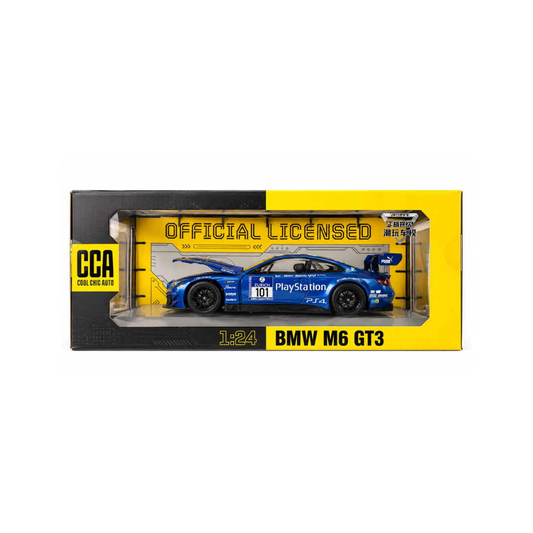 CCA Scale 1:24  BMW M6 GT3 Optimum Diecast Car Assorted Color