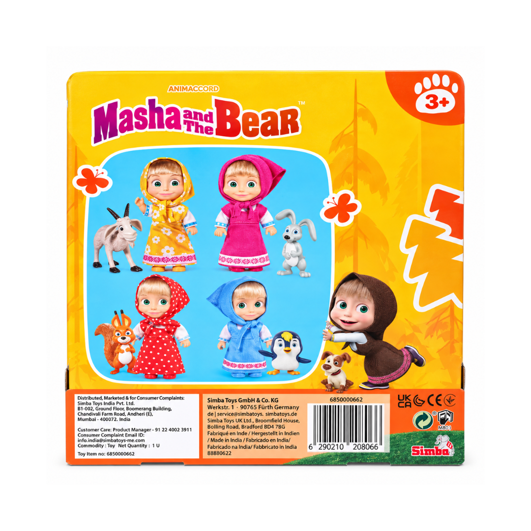 Simba Masha's Animal Friends - Multicolor