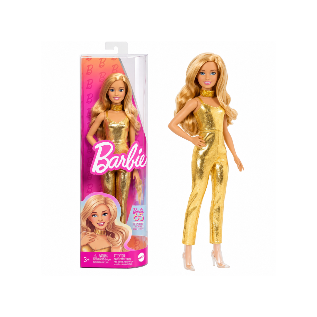 Mattel Barbie Fashionistas Doll Golden Jumpsuit Barbie