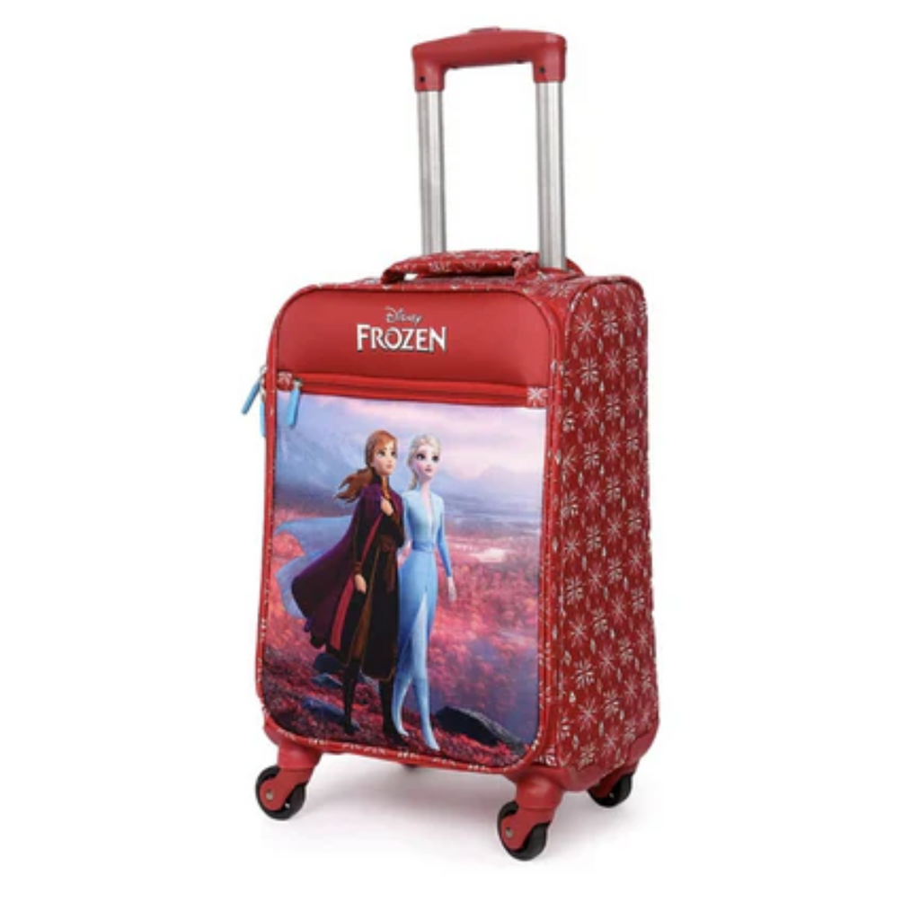 NOVEX Disney Frozen Soft Sided Polyester Kids Trolley Bag for Travel