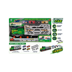 Railway Express Ejection Train Car Carrier with 1.55M Track & Foldable Storage