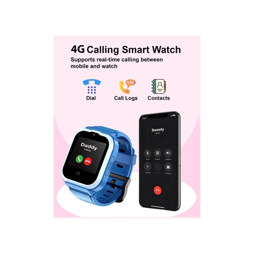 Spiky Cyclops Kids Smartwatch -Blue