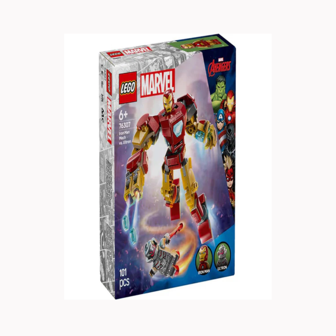 Lego 76307 Super Heroes Marvel Iron Man Mech Vs. Ultron (101 Pieces)