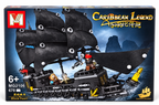 Caribbean Legend Black Pearl Pirate Ship Building Blocks Set, 678 Pieces, MG2106, Ages 6+