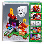 My World The Nether Portal Building Blocks Set – 476+ Pieces | 839 Adventure Brick Set for Kids 6+