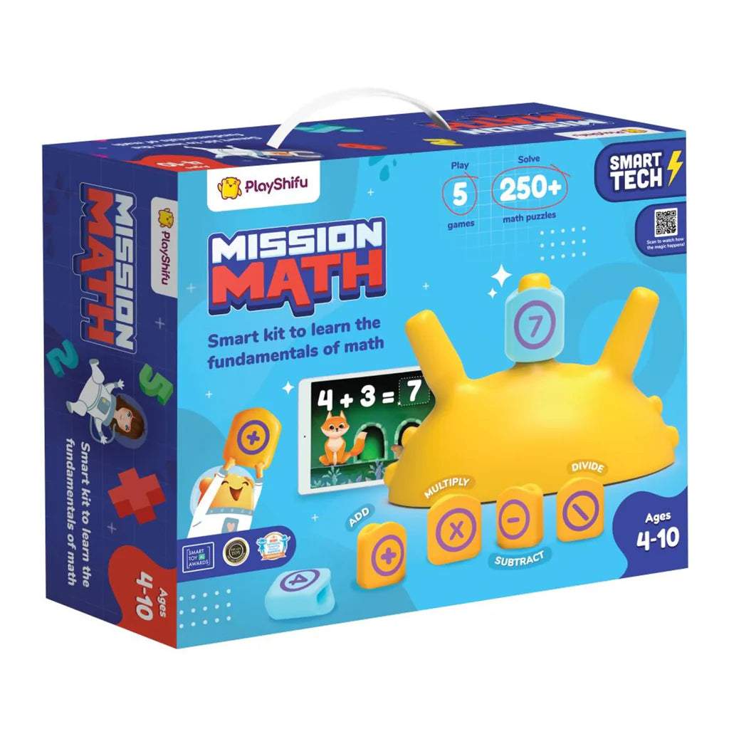 PlayShifu Plugo Count  Math Mission AR-Powered Math STEM Toy