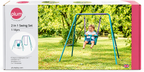 Plum Products Metal 2-in-1 Swing Set for Kids 1–10 Years – Adjustable Height, Baby Safety Seat & Steel Frame