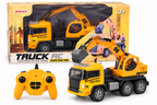 SYRCAR RC Construction Truck with Excavator | Remote Control Toy for Kids 3+ Years