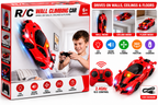 KRC RC Wall Climbing Stunt Car with Remote Control, LED Lights