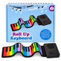 Roll Up Musical Keyboard for Kids with Speaker, 8 Demo Songs & 10 Tones