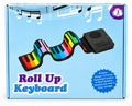 Roll Up Keyboard for Kids – Portable Flexible Piano with 8 Demo Songs, 10 Tones & Built-in Speaker, Ages 3+