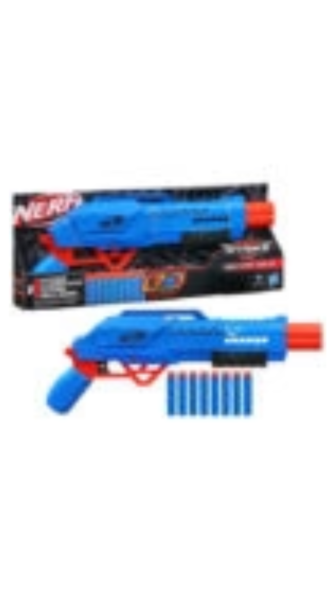 Hasbro Nerf Alpha Strike Big Cat DB-2 Blaster Double-Barrel Blasting, Fires 2 Darts