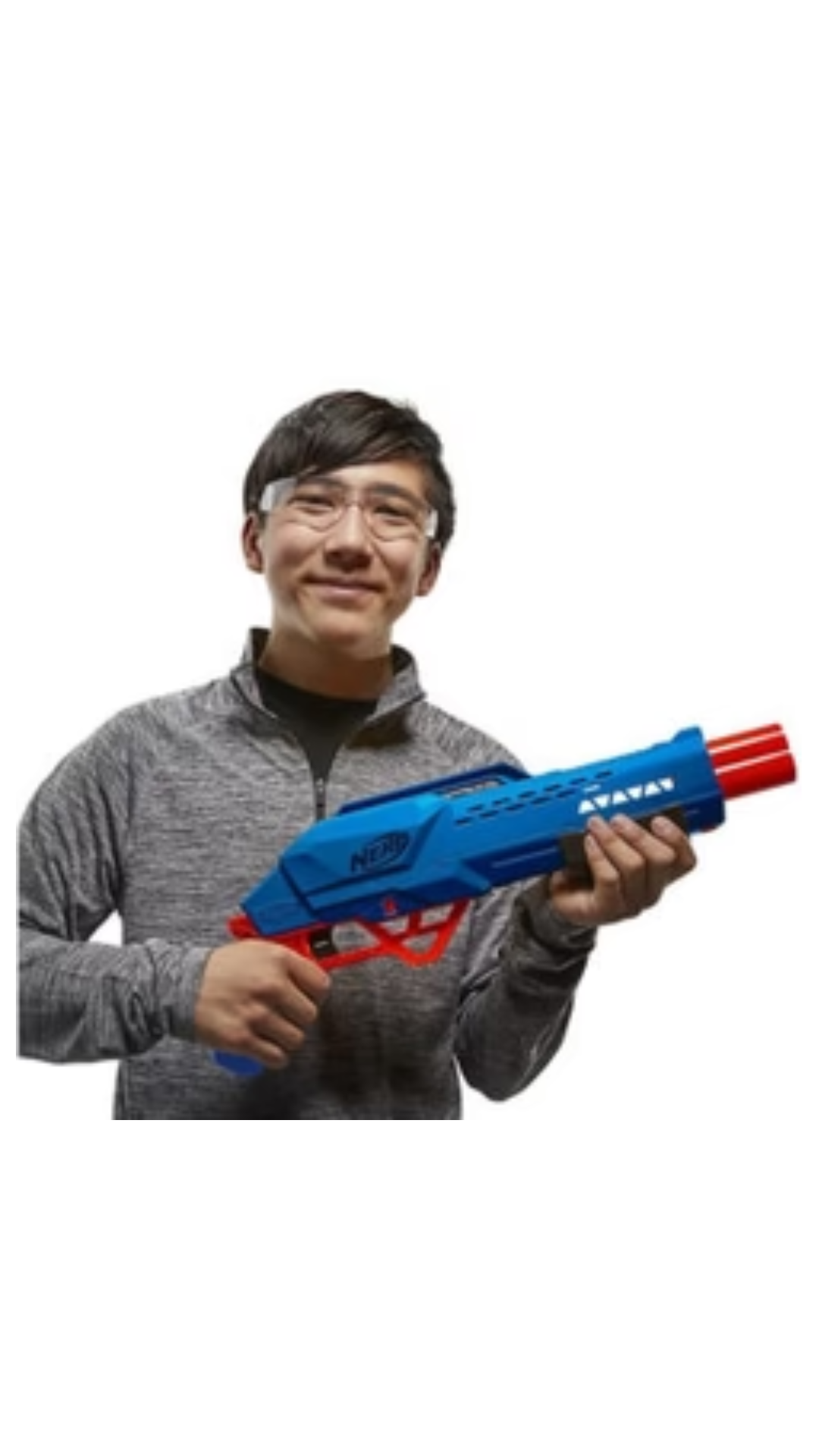 Hasbro Nerf Alpha Strike Big Cat DB-2 Blaster Double-Barrel Blasting, Fires 2 Darts