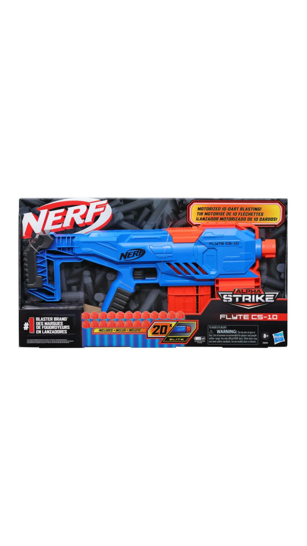 Hasbro Nerf Alpha Strike Flyte Cs-10 Gun