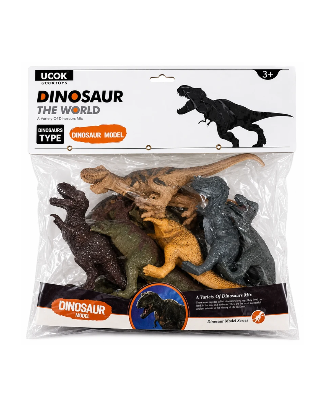 UCOK Dinosaur The World Toy Set – Assorted Dinosaur Figures for Kids, Dinosaur Model Collection,