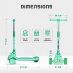 R for Rabbit Road Runner Hopper Scooter: Adorable & Smooth Ride Green