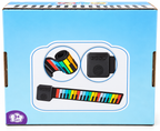 Roll Up Keyboard for Kids – Portable Flexible Piano with 8 Demo Songs, 10 Tones & Built-in Speaker, Ages 3+