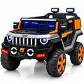 JCCP 4x4 Kids Electric Ride-On Jeep | 12V Battery Operated Off-Road Car with LED Lights