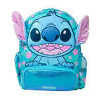 Smiggle Disney Stitch 14 Inch Kids School Backpack – 3D Ears Floral Bag 3–7 Years
