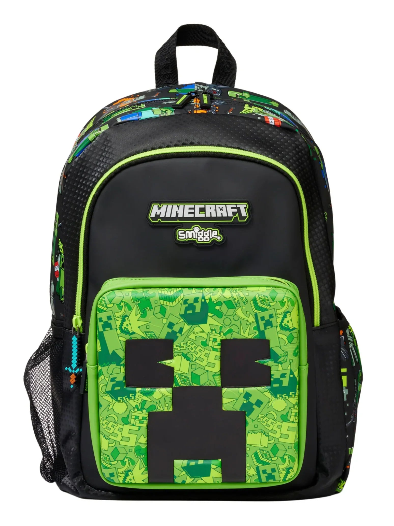 Smiggle Minecraft 16 Inch Kids School Backpack | 6–12 Years