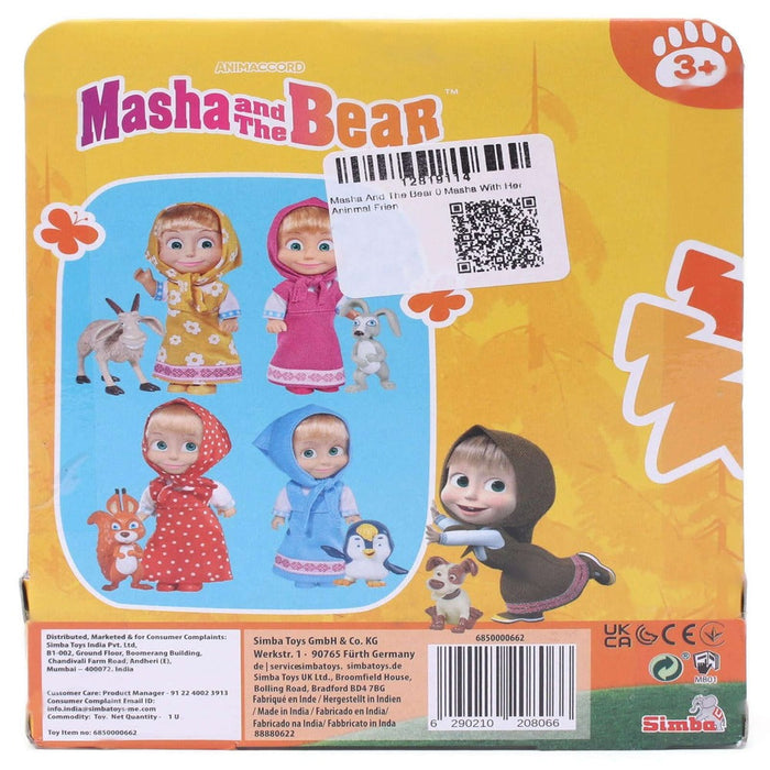 Simba Masha's Animal Friends - Multicolor