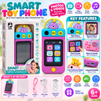 Smart Toy Phone for Kids | Camera, Video, Touchscreen, Music & Learning Games  Assorted Color