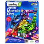 Smartivity Ultimate Marble City STEM DIY Construction Kit – 3 Games, Marble Run & High Score Challenge for Kids 8+ Years