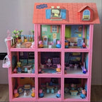 Rainbow Toys Deluxe Big Doll House Playhouse with Furniture & Accessories
