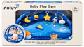 Nuluv Baby Play Gym | Soft Activity & Play Mat with Hanging Toys | 0+ Months