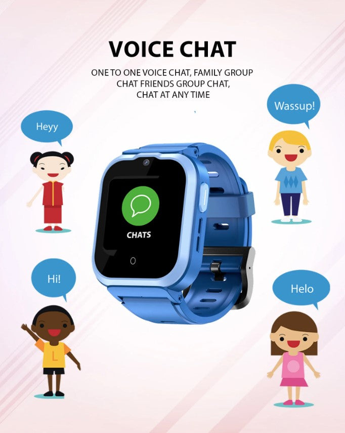Spiky Cyclops Kids Smartwatch -Blue