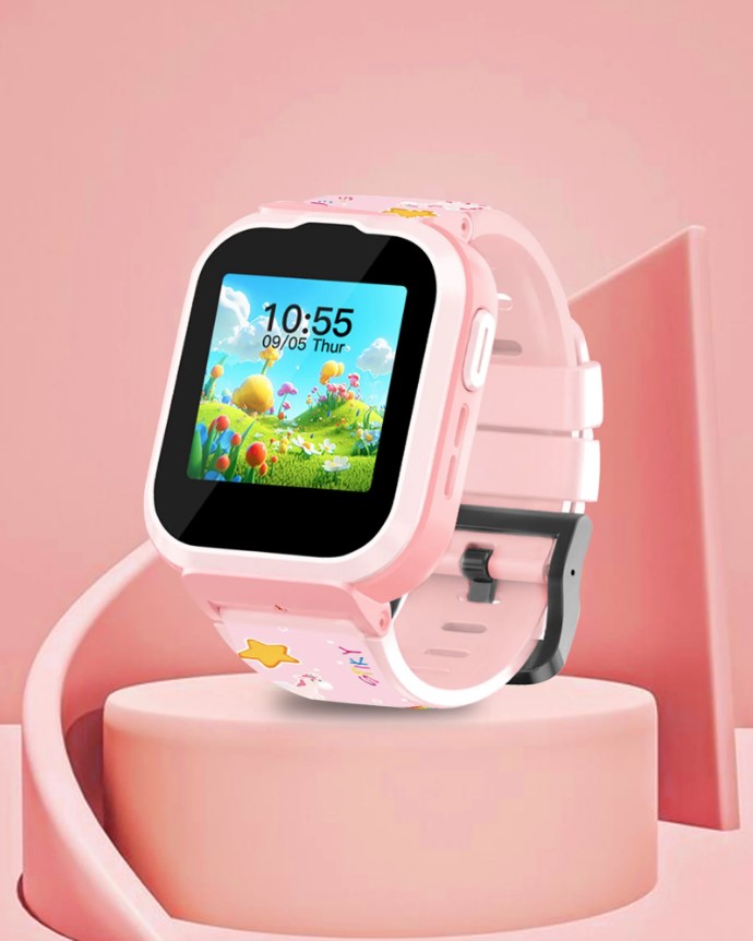 Spiky Cyclops Kids Smartwatch - Pink