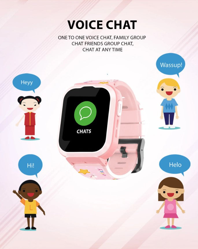 Spiky Cyclops Kids Smartwatch - Pink