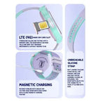 Spiky Cacus Waterproof Smartwatch - Purple