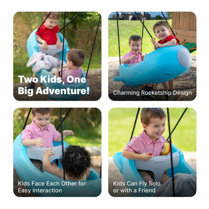 Step2 Rocket Swing For Two-Blue (422300)