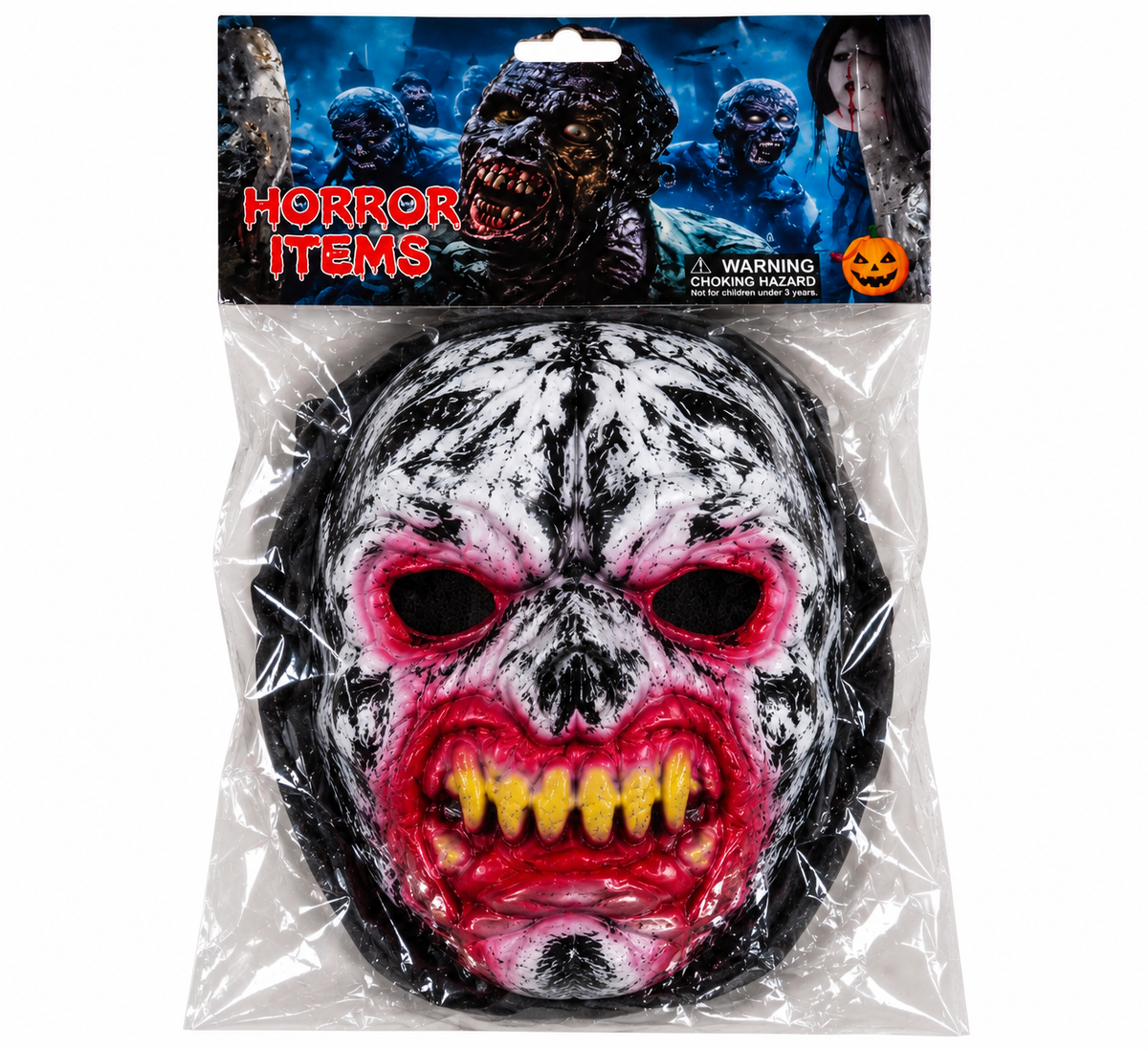 Halloween Zombie Skull Face Mask – Horror Design