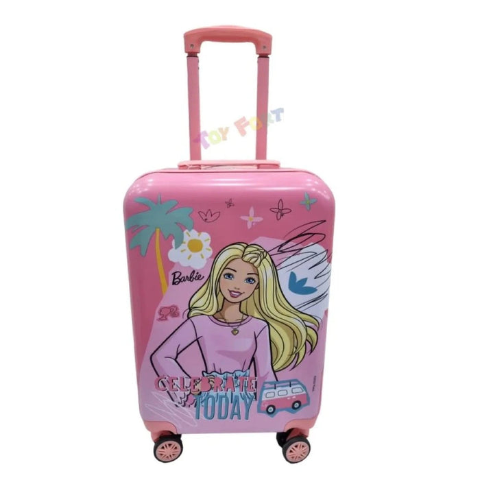 Striders Hard Luggage Trolley Bag Barbie 20 Inch