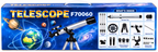 F70060 Astronomical Refractor Telescope 700mm Focal Length with 60mm Aperture & 113cm Adjustable Tripod