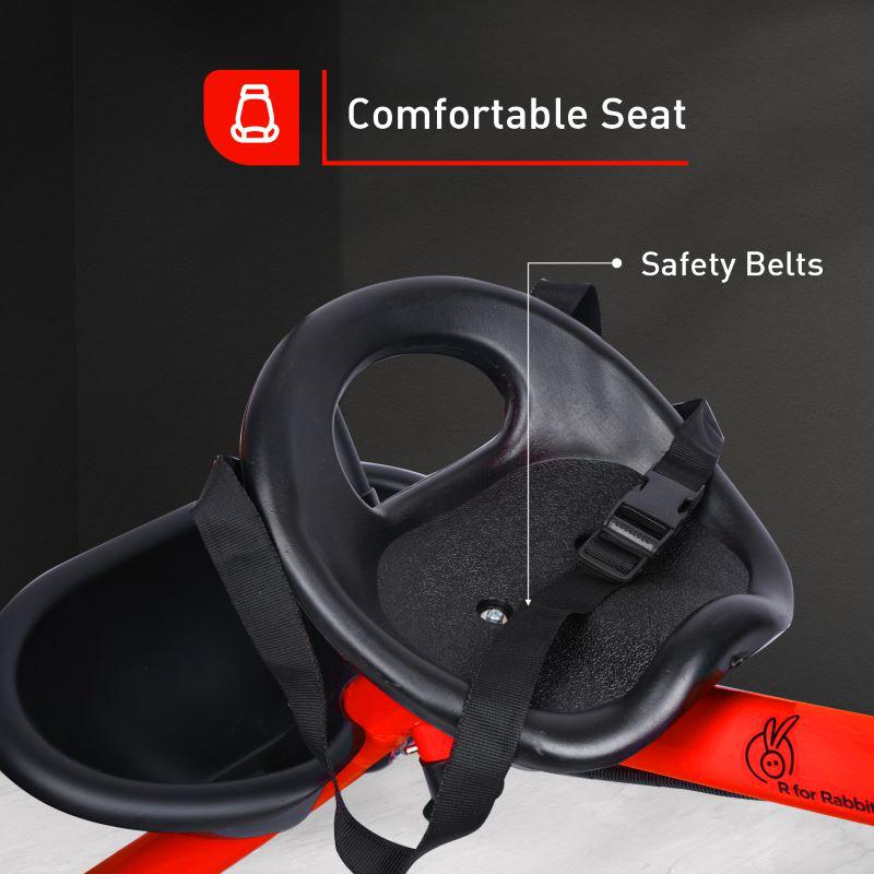 R For Rabbit Tiny Toes T20 Ace Tricycle For Kids With Adjustable Parental Control Red