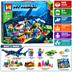 My World Dynamic Shark Building Blocks Set – 545 PCS | MG1533 | Ages 6+